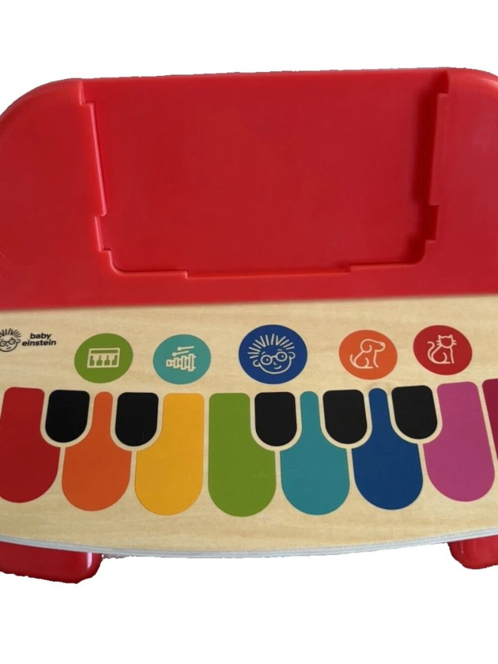 Baby Einstein Cal’s First Melodies Magic Touch Wooden Piano Tested/Works